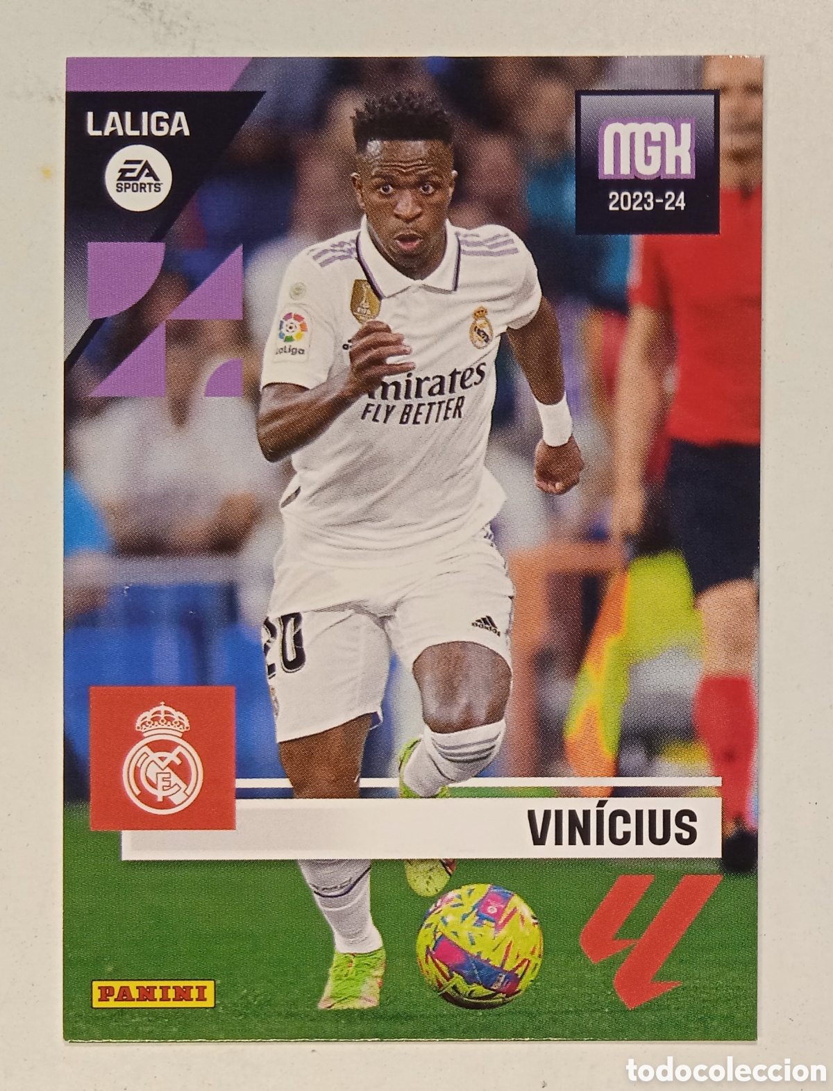 Cromos de F&uacute;tbol: VINICIUS JR REAL MADRID 2023 2024 23 24 PANINI MEGACRACKS LALIGA 252
