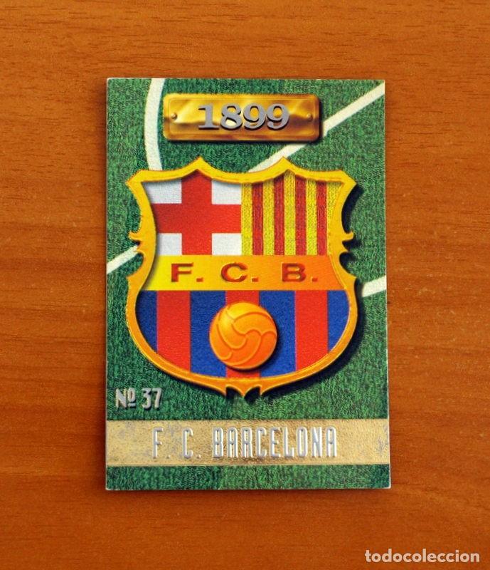 Cromos de F&uacute;tbol: Barcelona -N&ordm; 37 Escudo -Mundicromo Las Fichas de la Liga de F&uacute;tbol 1996-1997-96-97