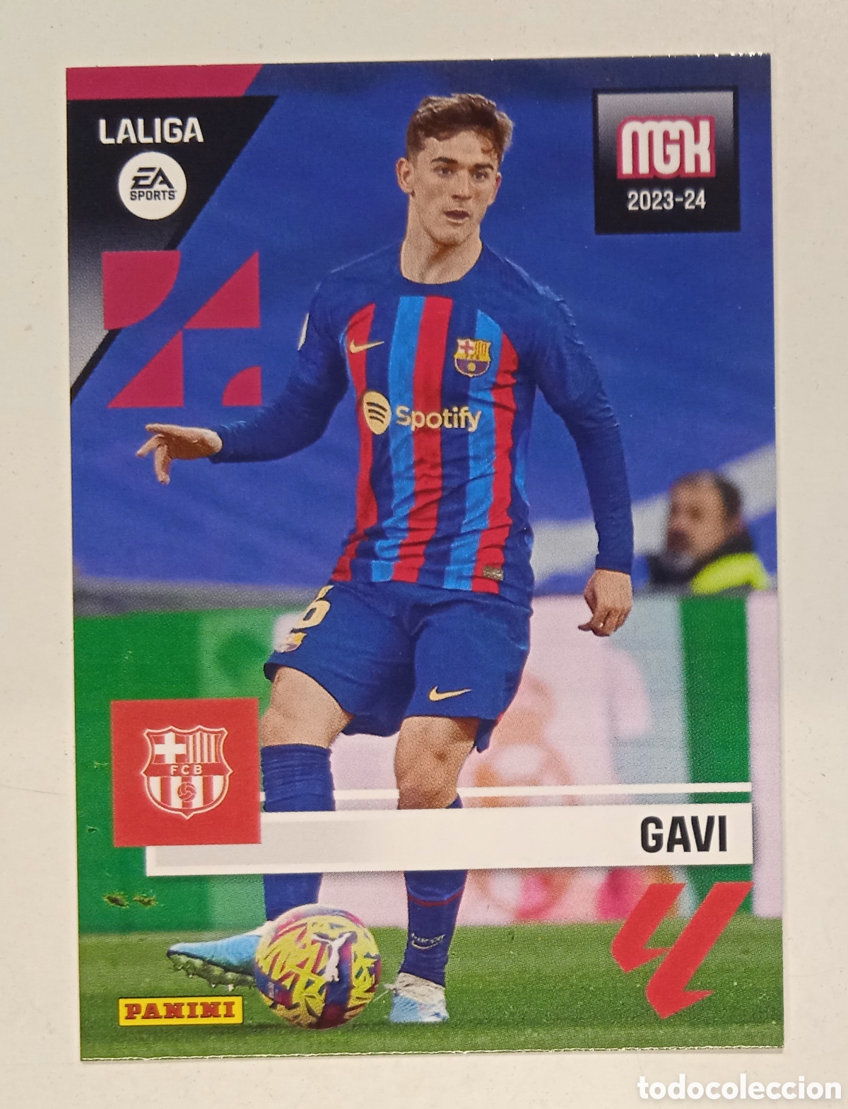 Cromos de F&uacute;tbol: GAVI FC BARCELONA 2023 2024 23 24 PANINI MEGACRACKS LALIGA 101