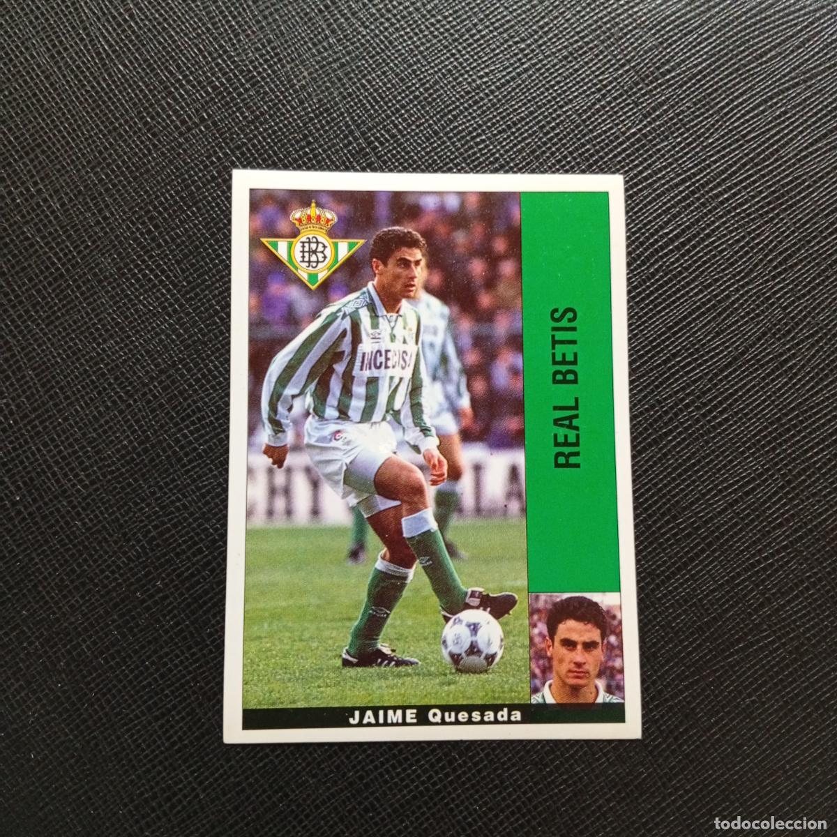 Cromos de F&uacute;tbol: JAIME REAL BETIS PANINI 1995 1996 CROMO FUTBOL LIGA 95 96 - SIN PEGAR - A168 PG91