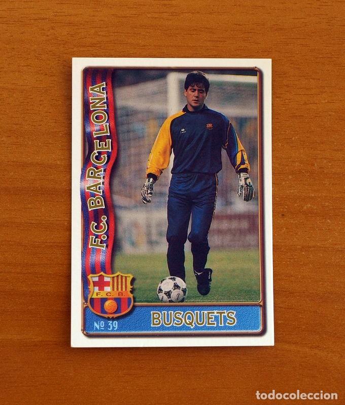 Cromos de F&uacute;tbol: Barcelona -N&ordm; 39 Busquets -Mundicromo Las Fichas de la Liga de F&uacute;tbol 1996-1997-96-97
