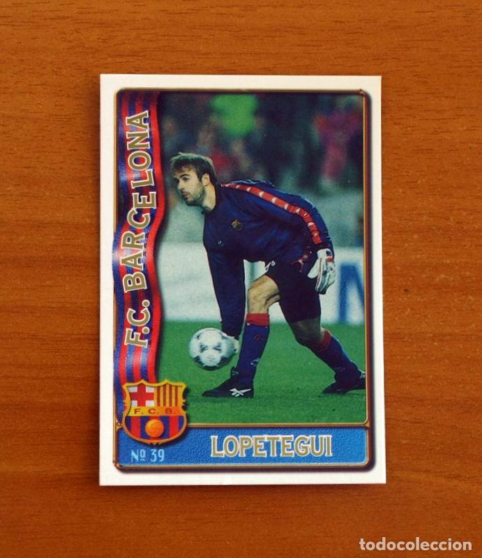 Cromos de F&uacute;tbol: Barcelona -N&ordm; 39 Lopetegui -Mundicromo Las Fichas de la Liga de F&uacute;tbol 1996-1997-96-97
