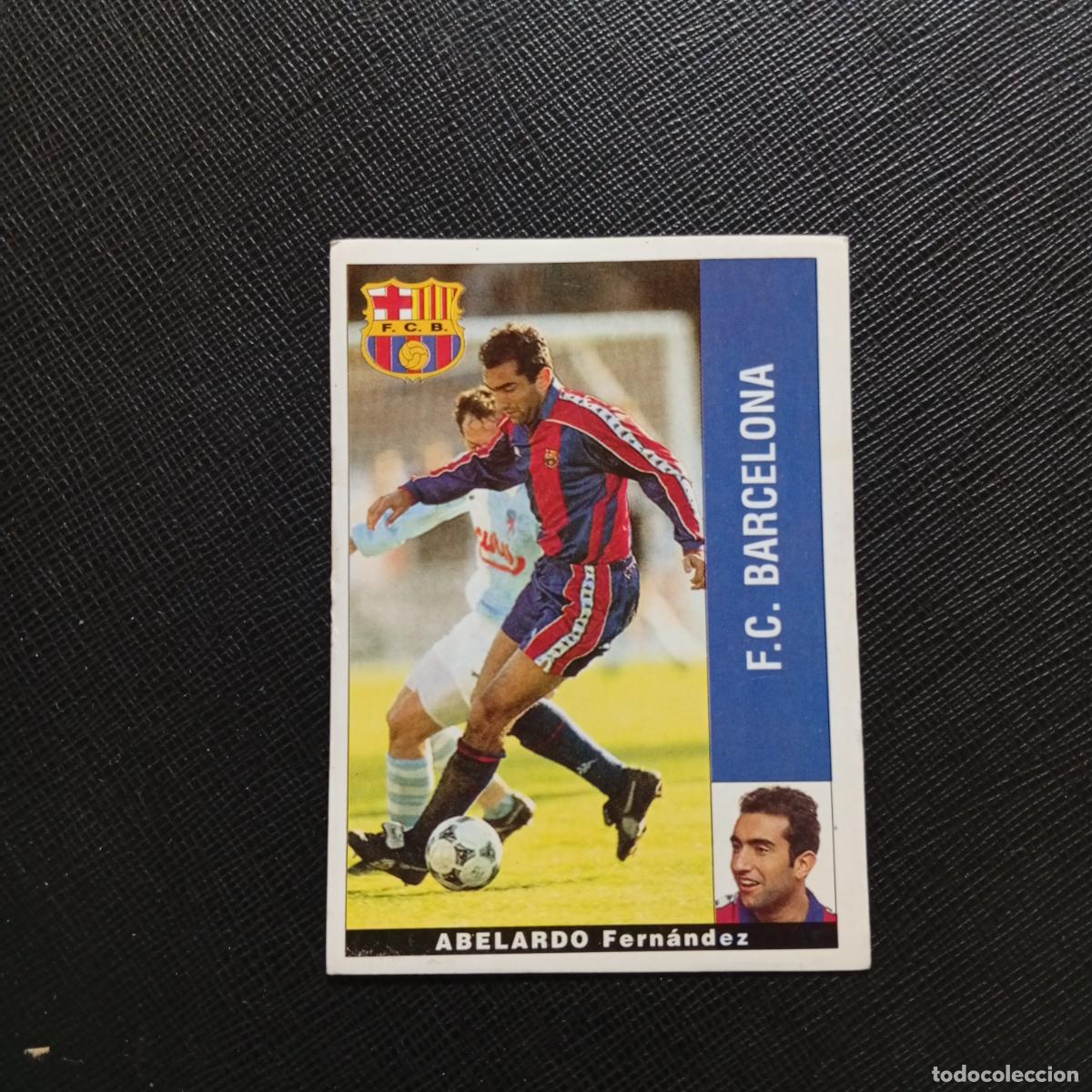Cromos de F&uacute;tbol: ABELARDO BARCELONA PANINI 1995 1996 CROMO FUTBOL LIGA 95 96 - SIN PEGAR - A168 PG118