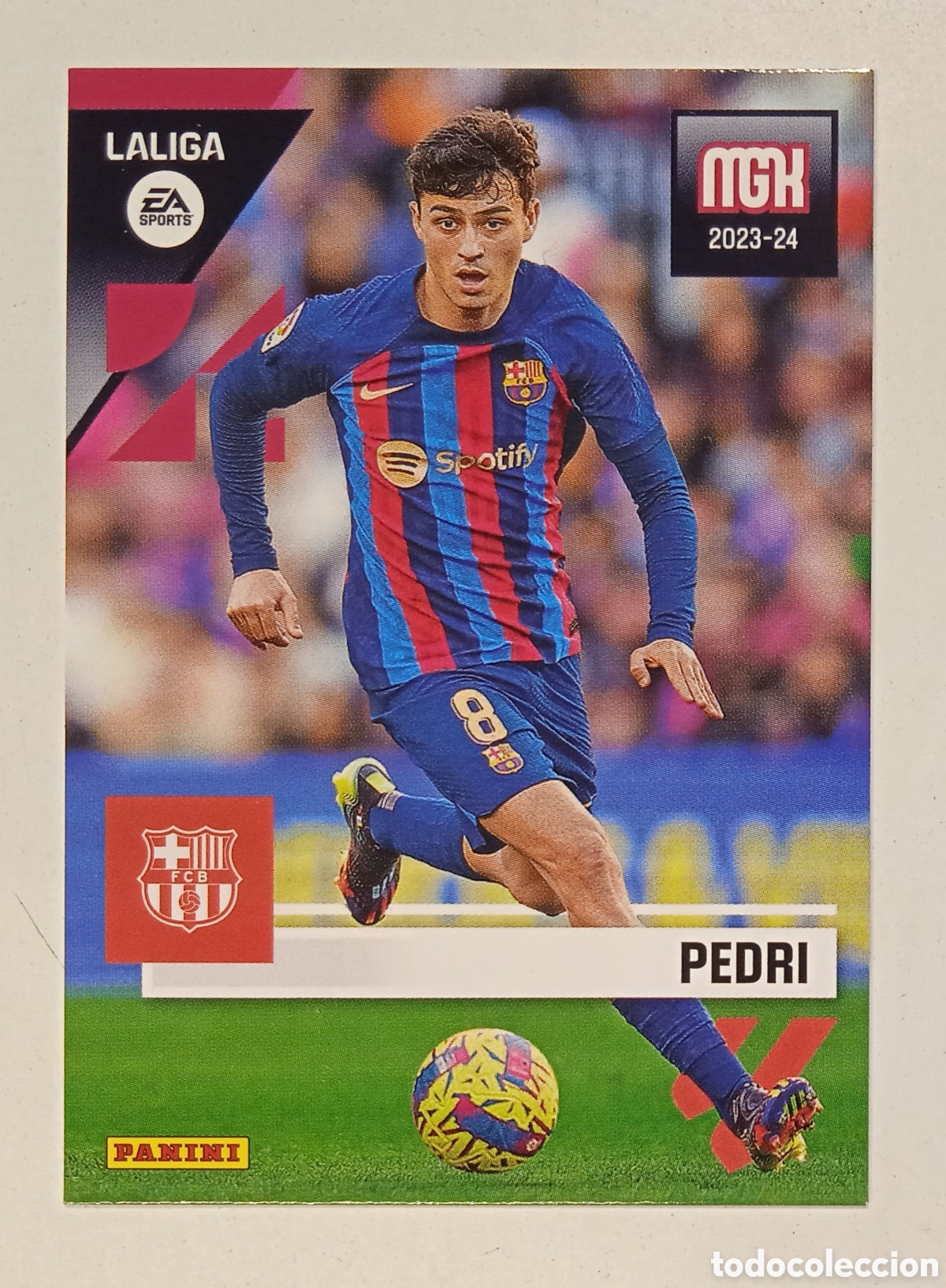 Cromos de F&uacute;tbol: PEDRI FC BARCELONA 2023 2024 23 24 PANINI MEGACRAKS LALIGA 103
