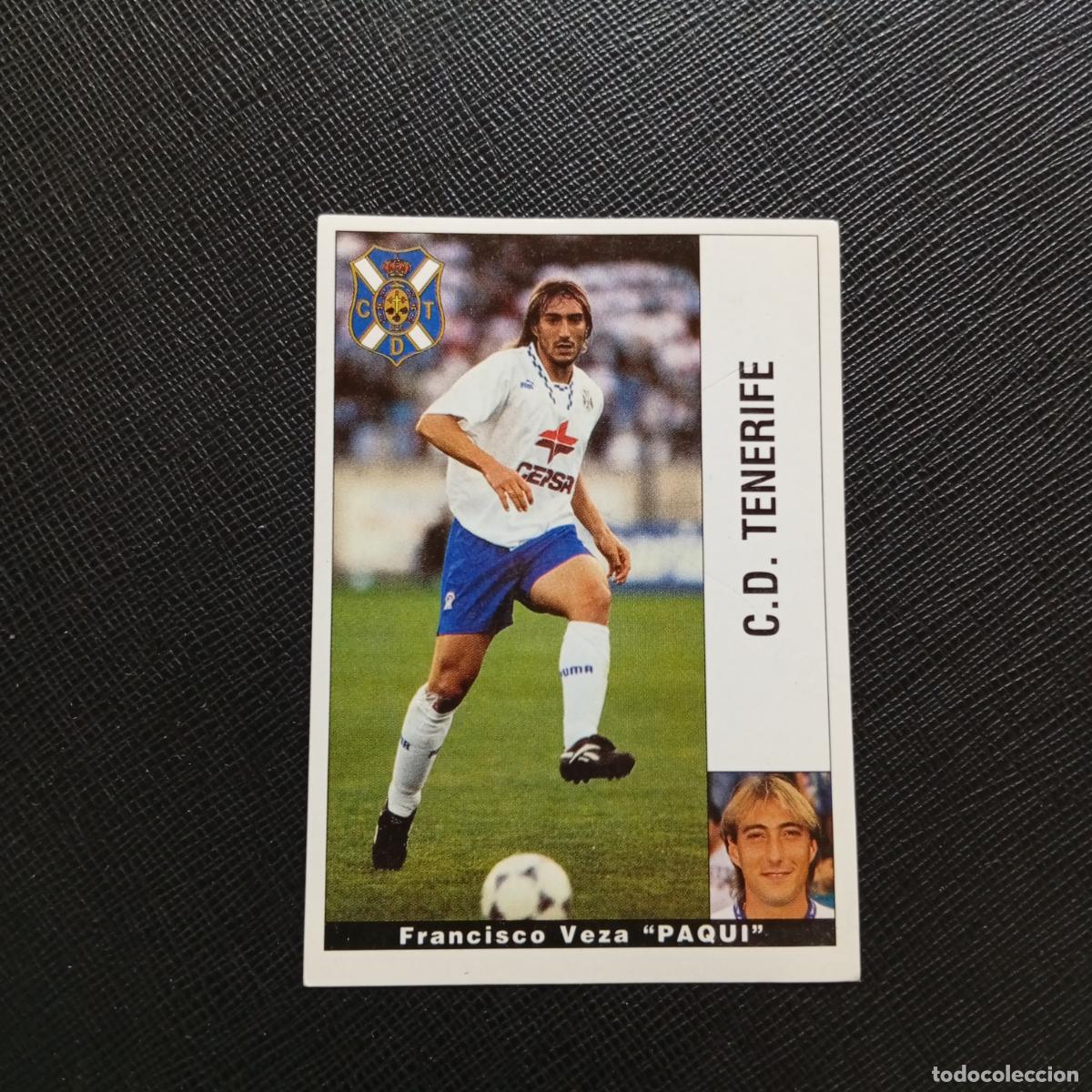 Cromos de F&uacute;tbol: PAQUI TENERIFE PANINI 1995 1996 CROMO FUTBOL LIGA 95 96 - SIN PEGAR - A168 PG127