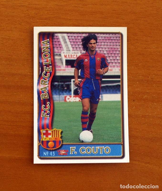 Cromos de F&uacute;tbol: Barcelona -N&ordm; 43 F. Couto-&Uacute;ltima Hora -Mundicromo Las Fichas de la Liga de F&uacute;tbol 1996-1997-96-97