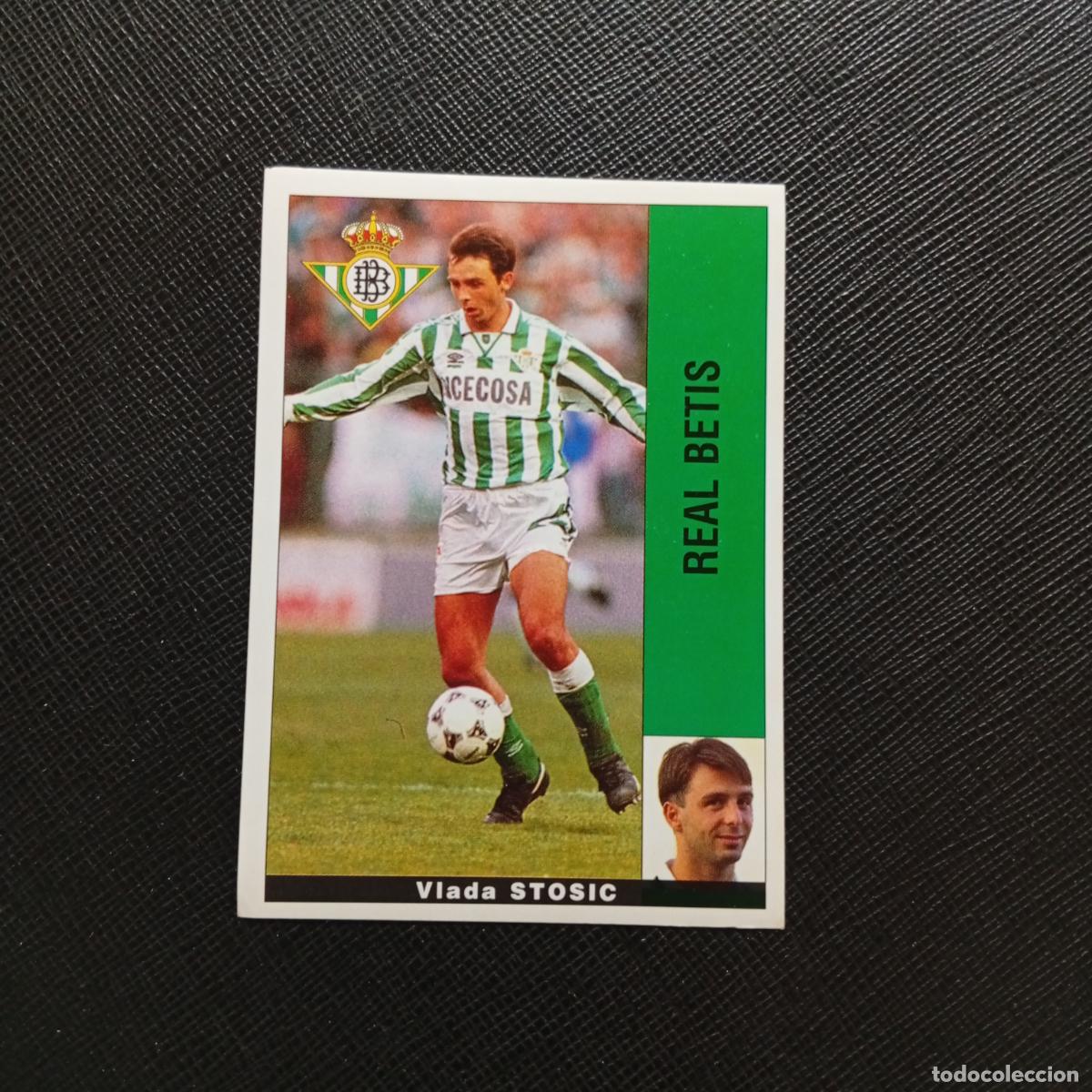Cromos de F&uacute;tbol: STOSIC REAL BETIS PANINI 1995 1996 CROMO FUTBOL LIGA 95 96 - SIN PEGAR - A168 PG127
