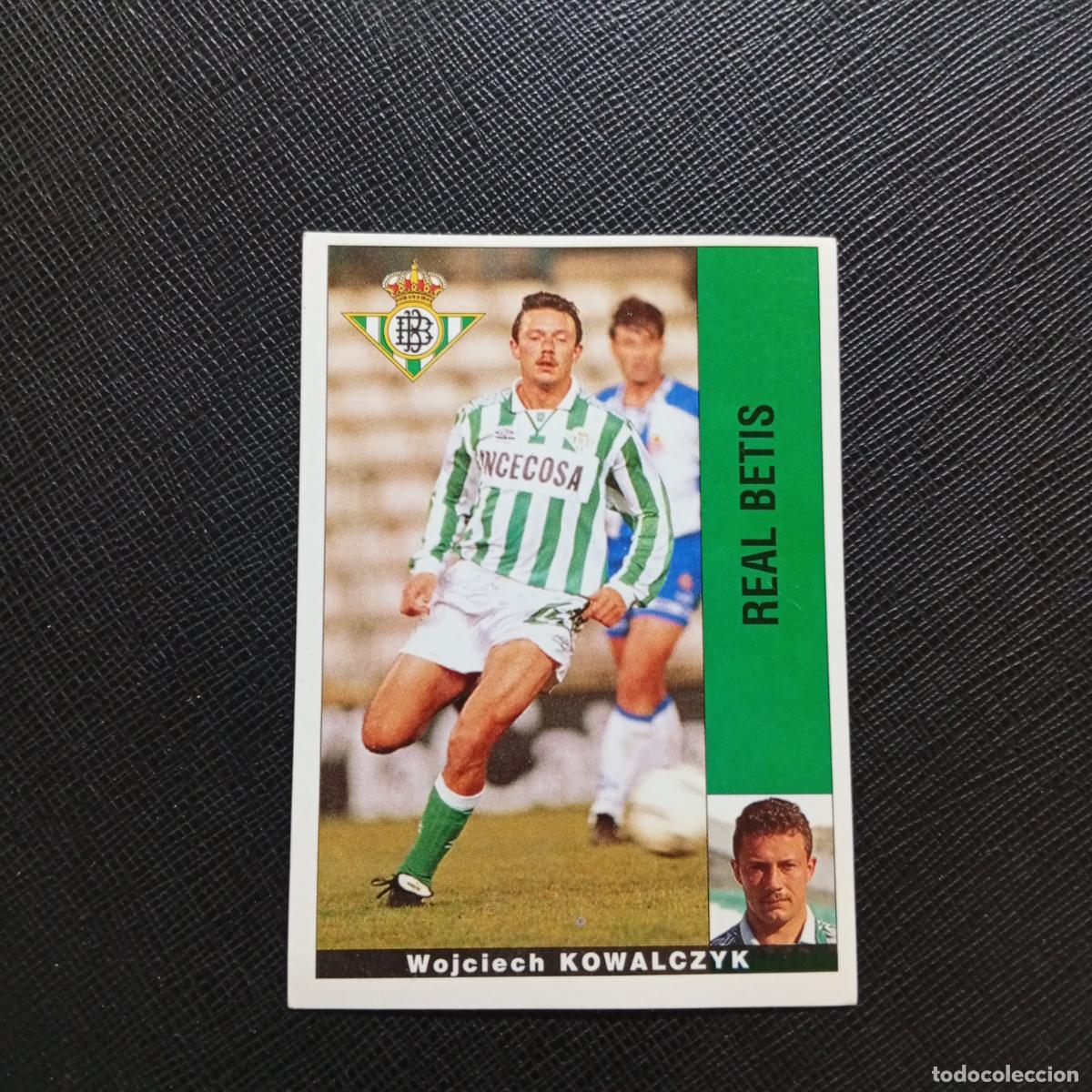 Cromos de F&uacute;tbol: KOWALCZYK REAL BETIS PANINI 1995 1996 CROMO FUTBOL LIGA 95 96 - SIN PEGAR - A168 PG143