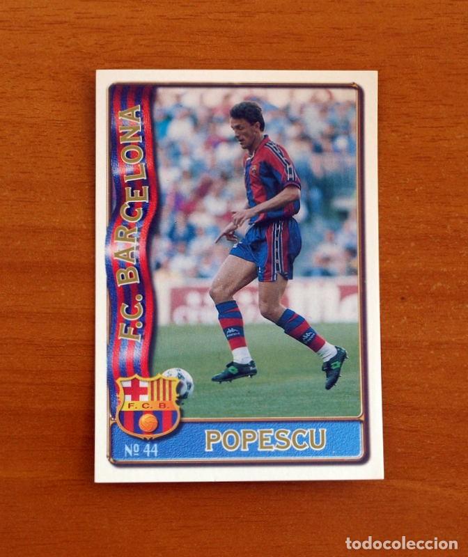 Cromos de F&uacute;tbol: Barcelona -N&ordm; 44 Popescu -Mundicromo Las Fichas de la Liga de F&uacute;tbol 1996-1997-96-97