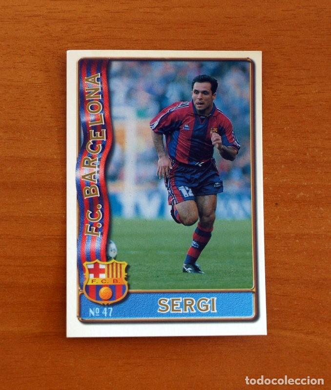 Cromos de F&uacute;tbol: Barcelona -N&ordm; 47 Sergi -Mundicromo Las Fichas de la Liga de F&uacute;tbol 1996-1997-96-97