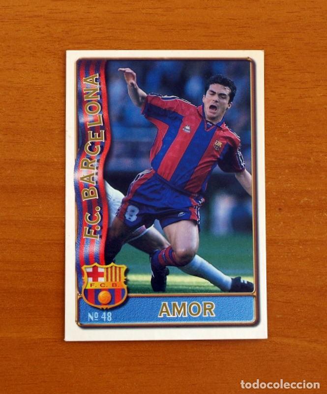 Cromos de F&uacute;tbol: Barcelona -N&ordm; 48 Amor -Mundicromo Las Fichas de la Liga de F&uacute;tbol 1996-1997-96-97