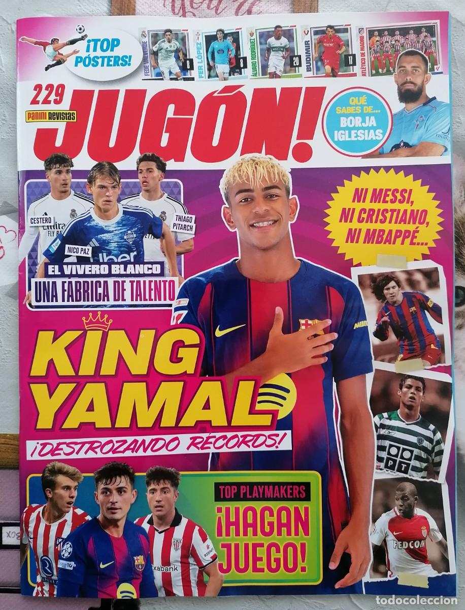 Cromos de Futebol: REVISTA JUG&Oacute;N 229 + Fichajes invierno Liga Este 25-26 Panini (l&aacute;minas 4 y 5)