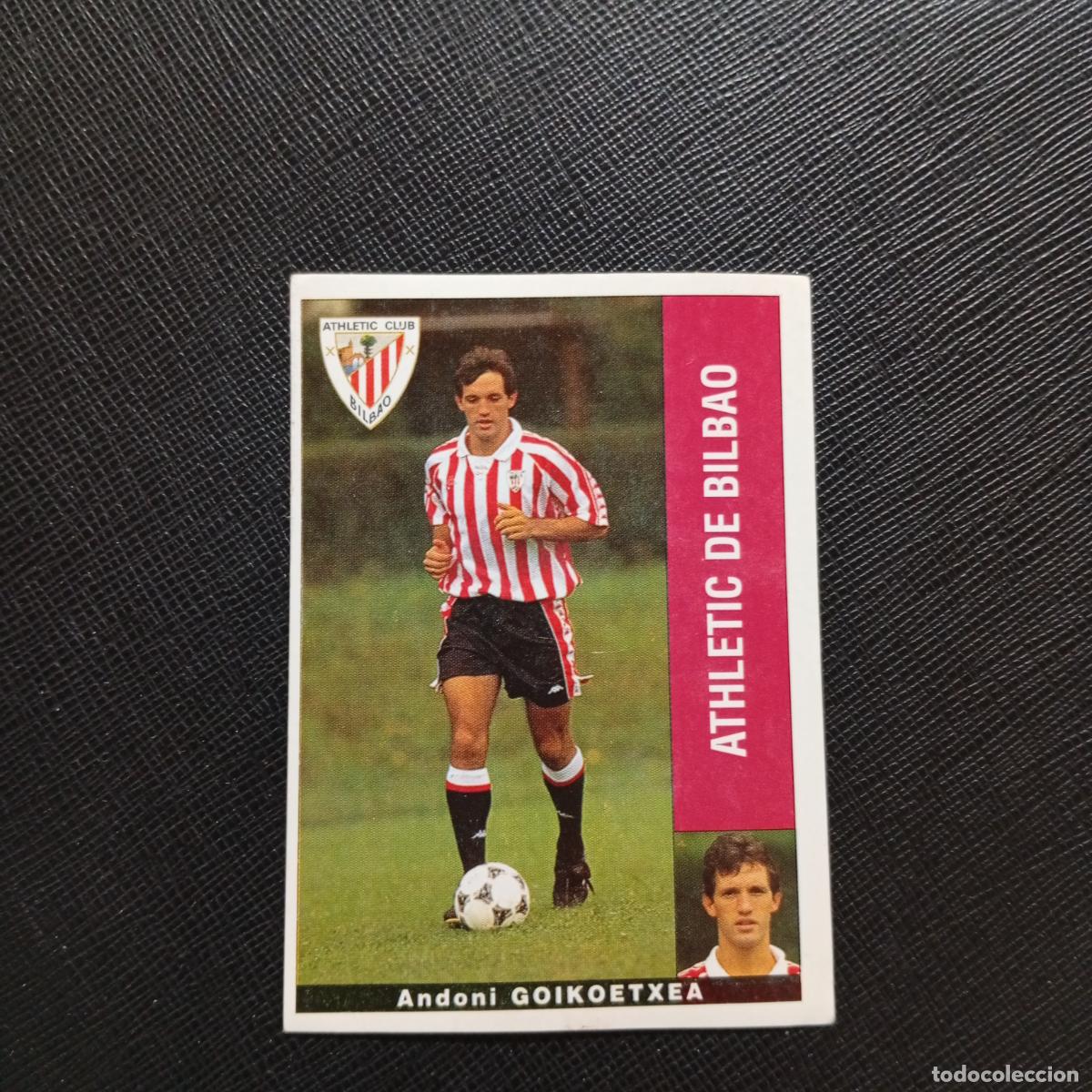 Cromos de F&uacute;tbol: GOIKOETXEA BILBAO PANINI 1995 1996 CROMO FUTBOL LIGA 95 96 - SIN PEGAR - A168 PG181