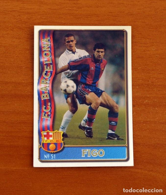 Cromos de F&uacute;tbol: Barcelona -N&ordm; 51 Figo -Mundicromo Las Fichas de la Liga de F&uacute;tbol 1996-1997-96-97