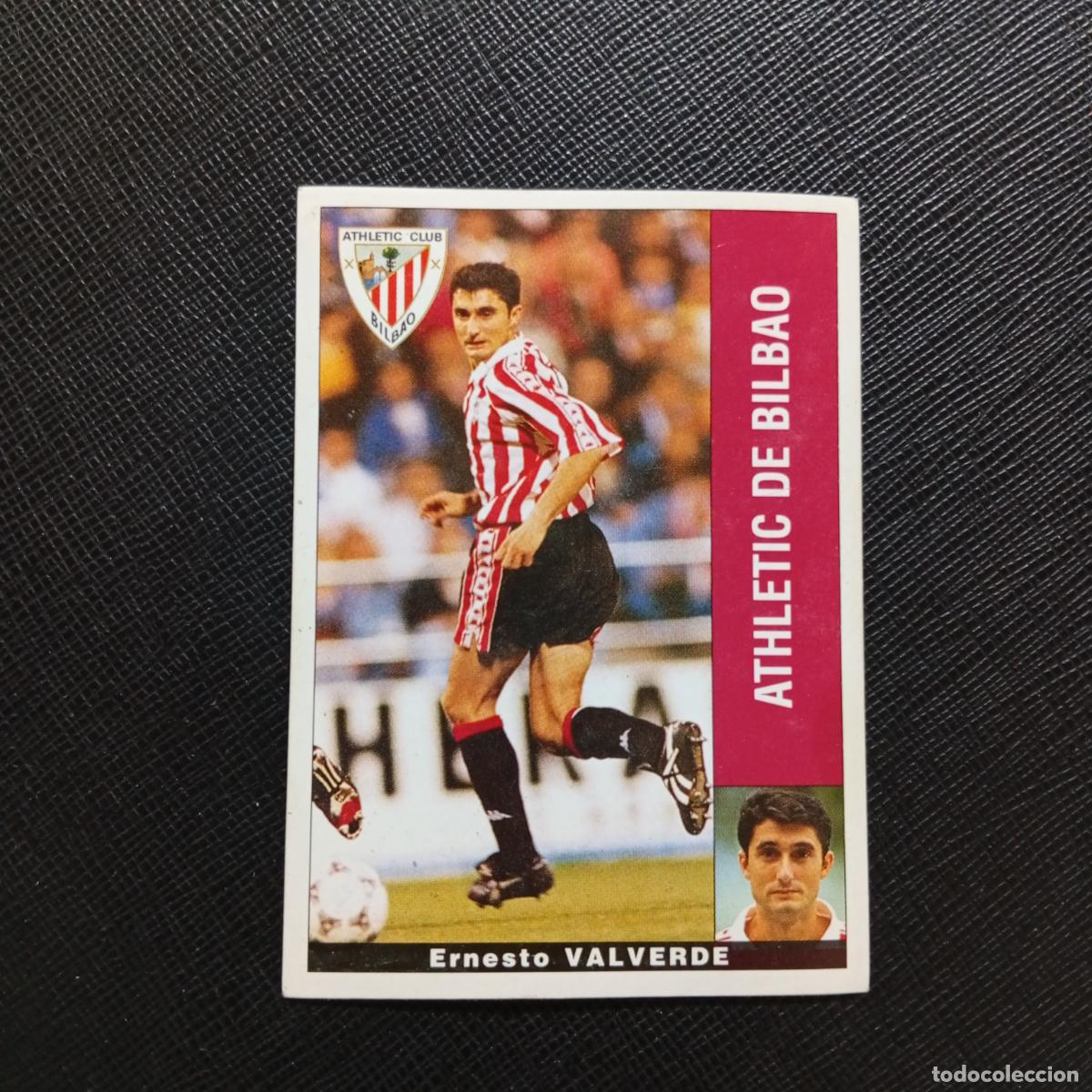 Cromos de F&uacute;tbol: VALVERDE BILBAO PANINI 1995 1996 CROMO FUTBOL LIGA 95 96 - SIN PEGAR - A168 PG208