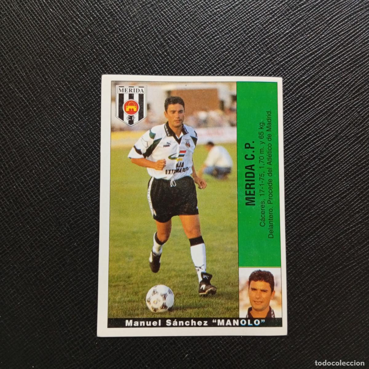 Fu&szlig;ball-Sticker: MANOLO MERIDA PANINI 1995 1996 CROMO FUTBOL LIGA 95 96 - SIN PEGAR - A168 PG226