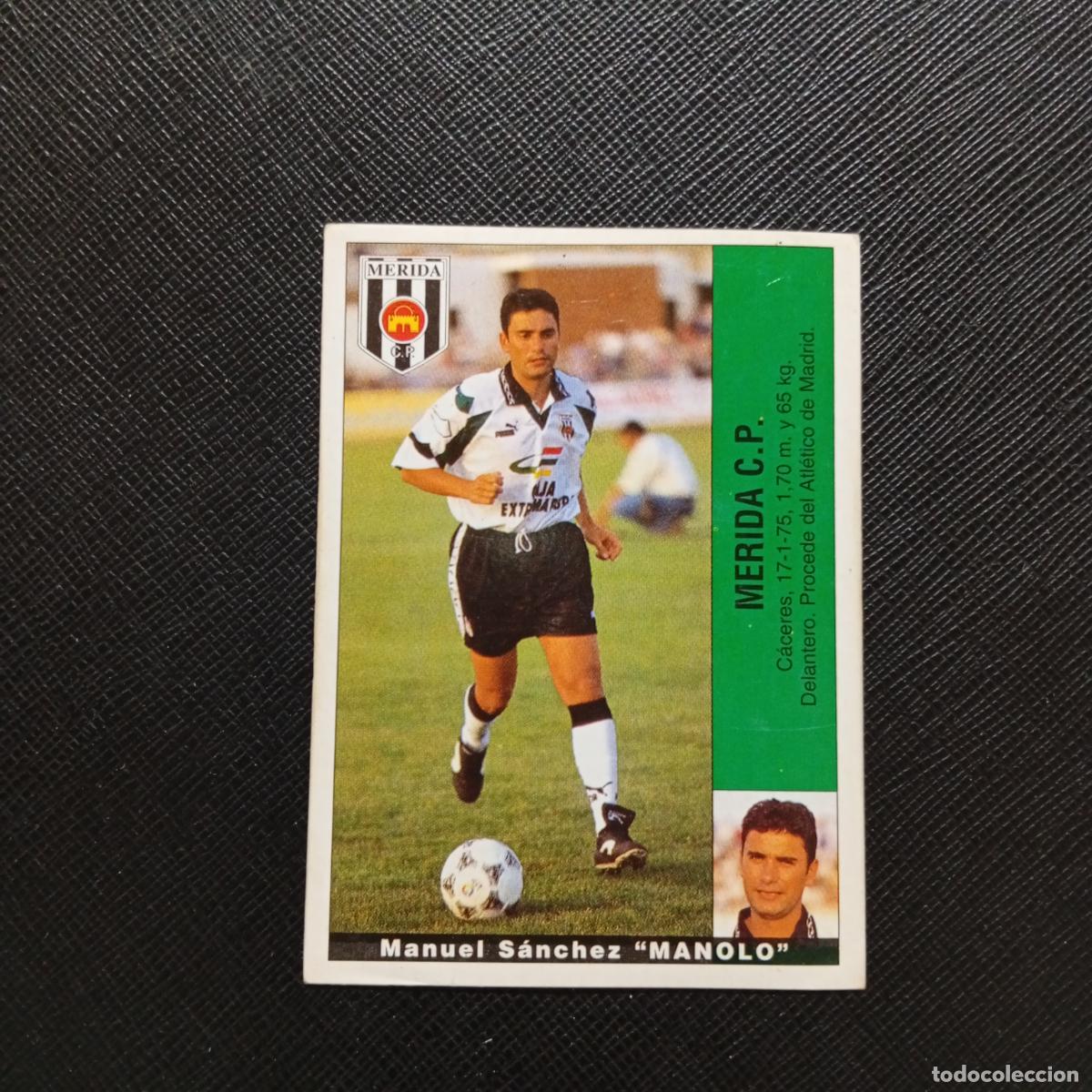 Figurine di Calcio: MANOLO MERIDA PANINI 1995 1996 CROMO FUTBOL LIGA 95 96 - SIN PEGAR - A168 PG226 B