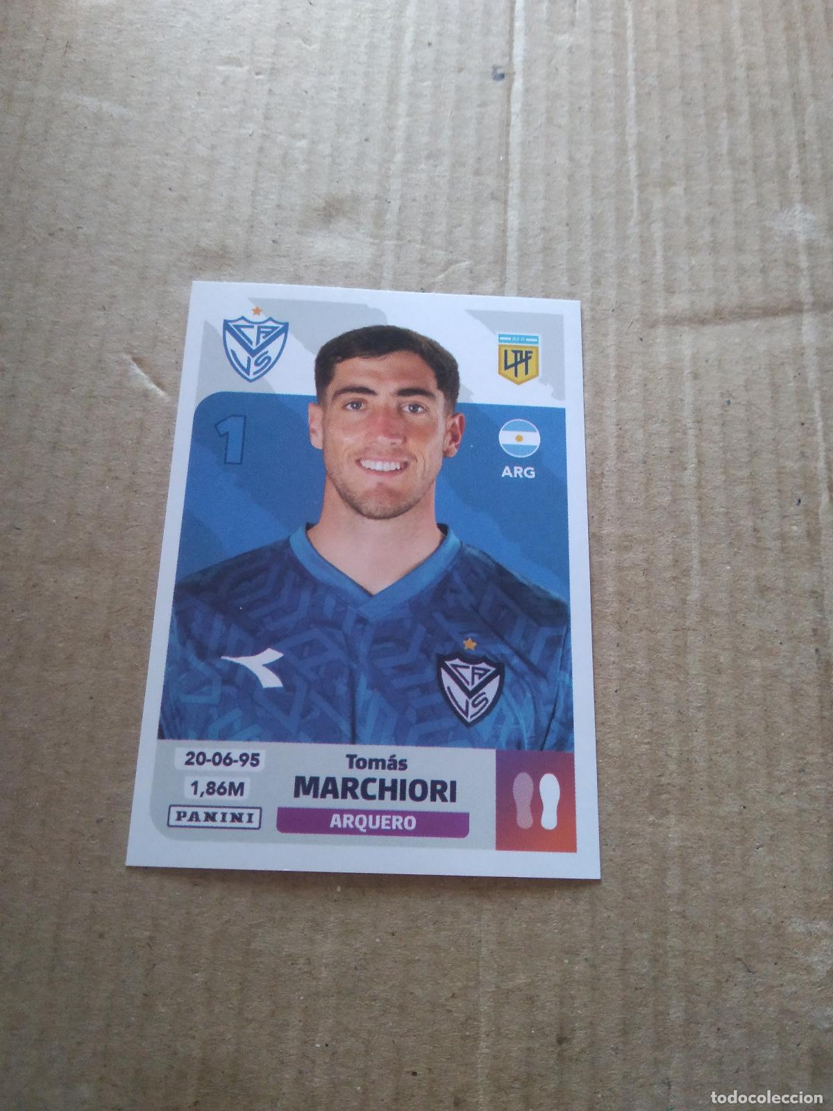 Figurine di Calcio: VEL 2 TOMAS MARCHIORI VELEZ SARSFIELD CROMO FUTBOL ARGENTINO PANINI LIGA ARGENTINA 2024