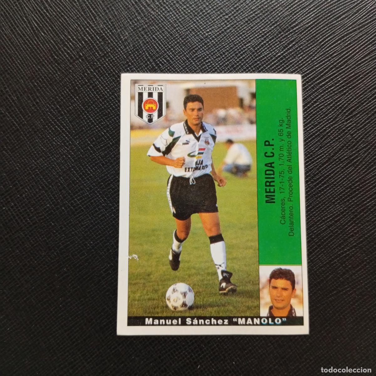 Figurine di Calcio: MANOLO MERIDA PANINI 1995 1996 CROMO FUTBOL LIGA 95 96 - SIN PEGAR - A168 PG226