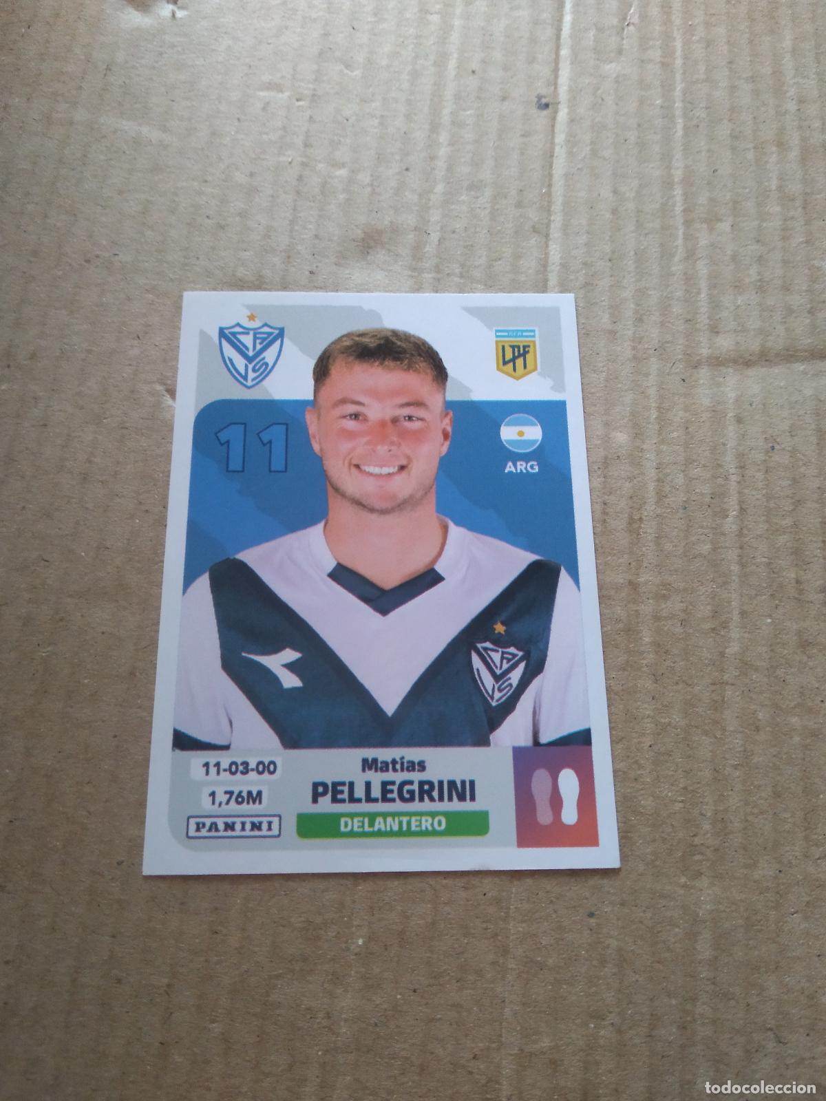 Fu&szlig;ball-Sticker: VEL 16 MATIAS PELLEGRINI VELEZ SARSFIELD CROMO FUTBOL ARGENTINO PANINI LIGA ARGENTINA 2024