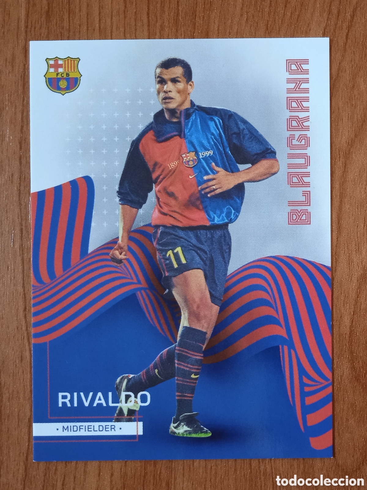 Cromos de F&uacute;tbol: RIVALDO FC BARCELONA 2023 TOPPS SET TEAM 45