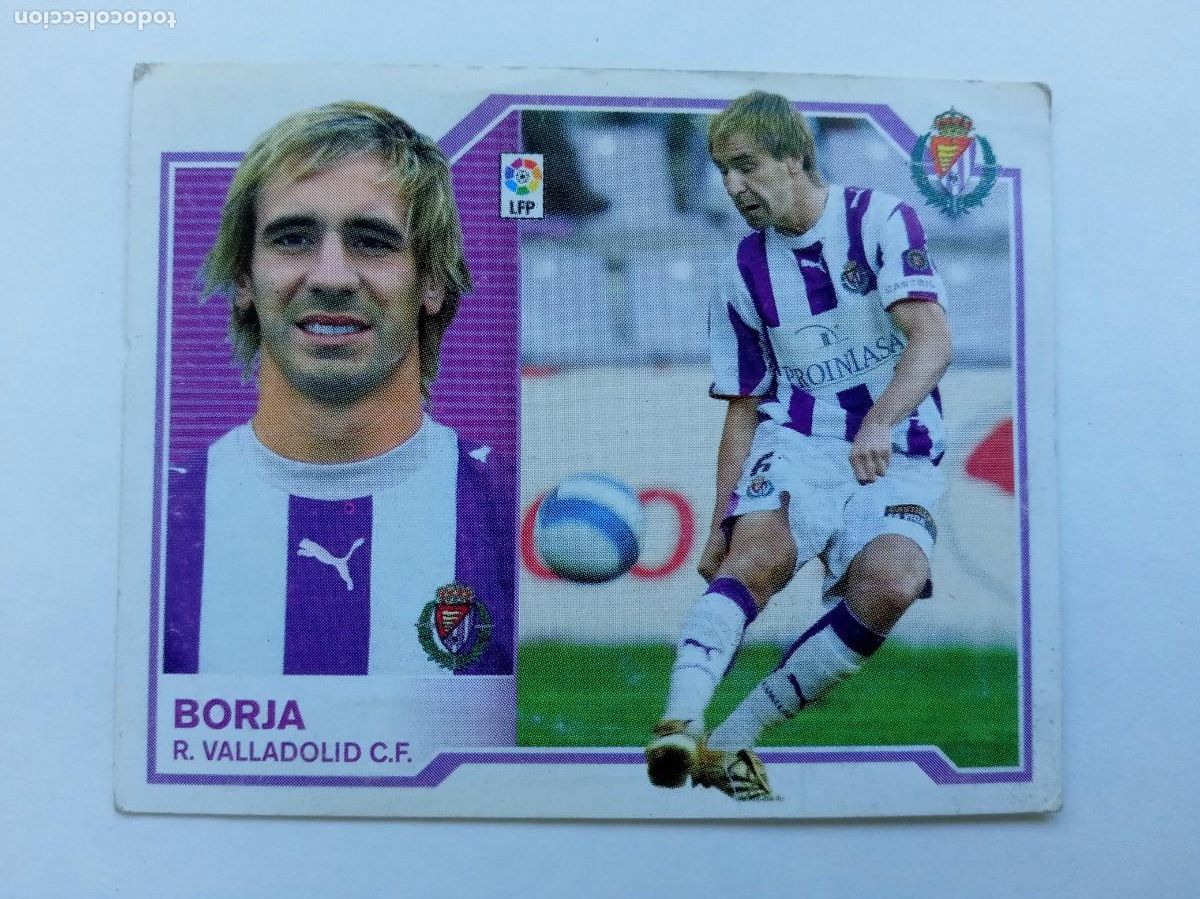 Cromos de F&uacute;tbol: PEGATINA DE FUTBOL , LIGA 2007 - 08 : BORJA , REAL VALLADOLID C.F. . EDICIONES ESTE