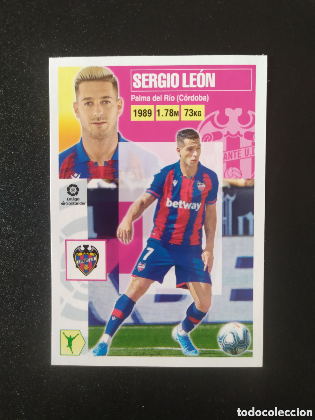 Cromos de F&uacute;tbol: Liga este 2020 2021 20 21 panini Sergio Le&oacute;n n&deg; 15B 15 B Levante