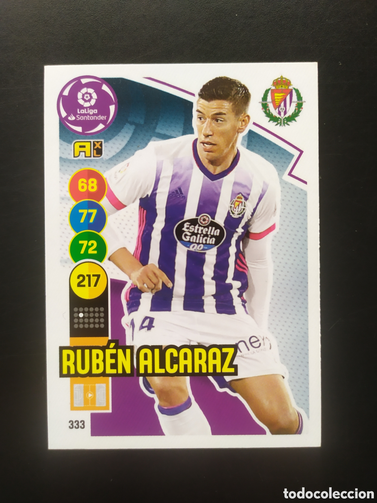 Cromos de F&uacute;tbol: Adrenalyn 2020 2021 20 21 panini Rub&eacute;n Alcaraz n&deg; 333 Valladolid