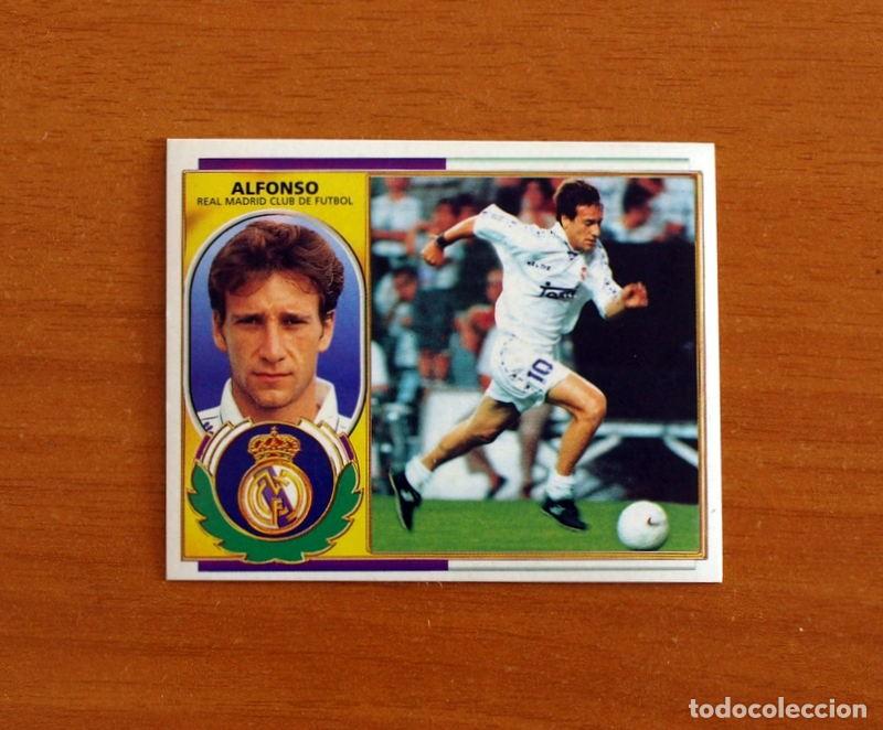 Cromos de F&uacute;tbol: Real Madrid - Alfonso - Baja - Versi&oacute;n - Ediciones Este Liga 1996-1997, 96-97 - Nunca Pegado