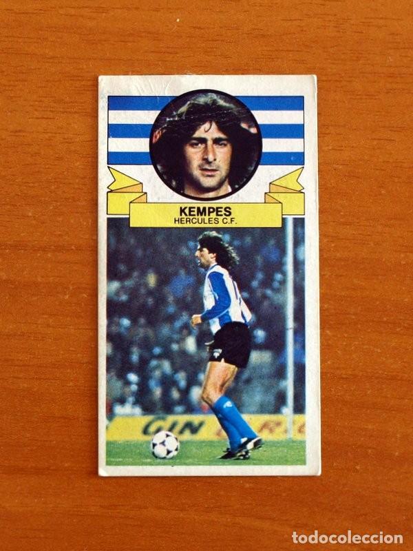 Cromos de F&uacute;tbol: H&eacute;rcules - Kempes - Ediciones Este Liga 1985-1986, 85-86