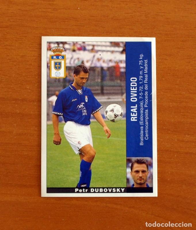 Cromos de F&uacute;tbol: Real Oviedo - Dubovsky - Ultimo fichaje - Panini Liga 1995-1996, 95-96 - Nunca pegado