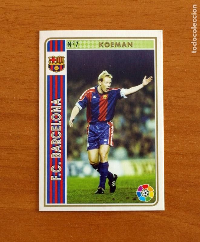 Cromos de F&uacute;tbol: Barcelona - N&ordm; 7 Koeman - Mundicromo Las Fichas de la Liga Nacional de F&uacute;tbol 1994-1995-94-95