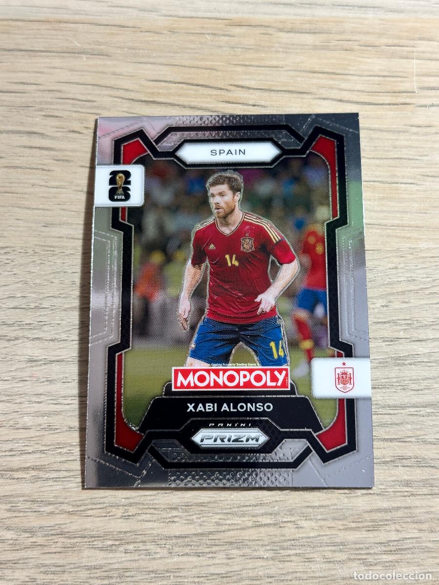 Cromos de F&uacute;tbol: XABI ALONSO 40 ESPA&Ntilde;A WORLD CUP 2026 PANINI PRIZM MONOPOLY