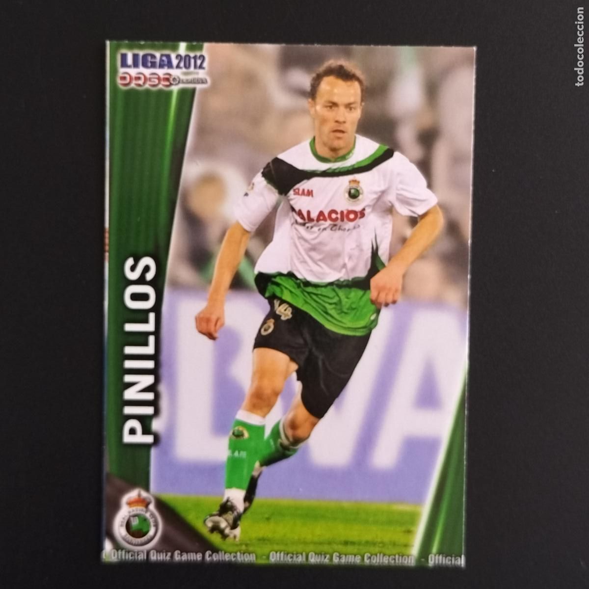 Cromos de F&uacute;tbol: 307 BAJA PINILLOS RACING SANTANDER CROMOS MUNDICROMO LIGA FUTBOL QUIZ GAME 2011 2012 11 12