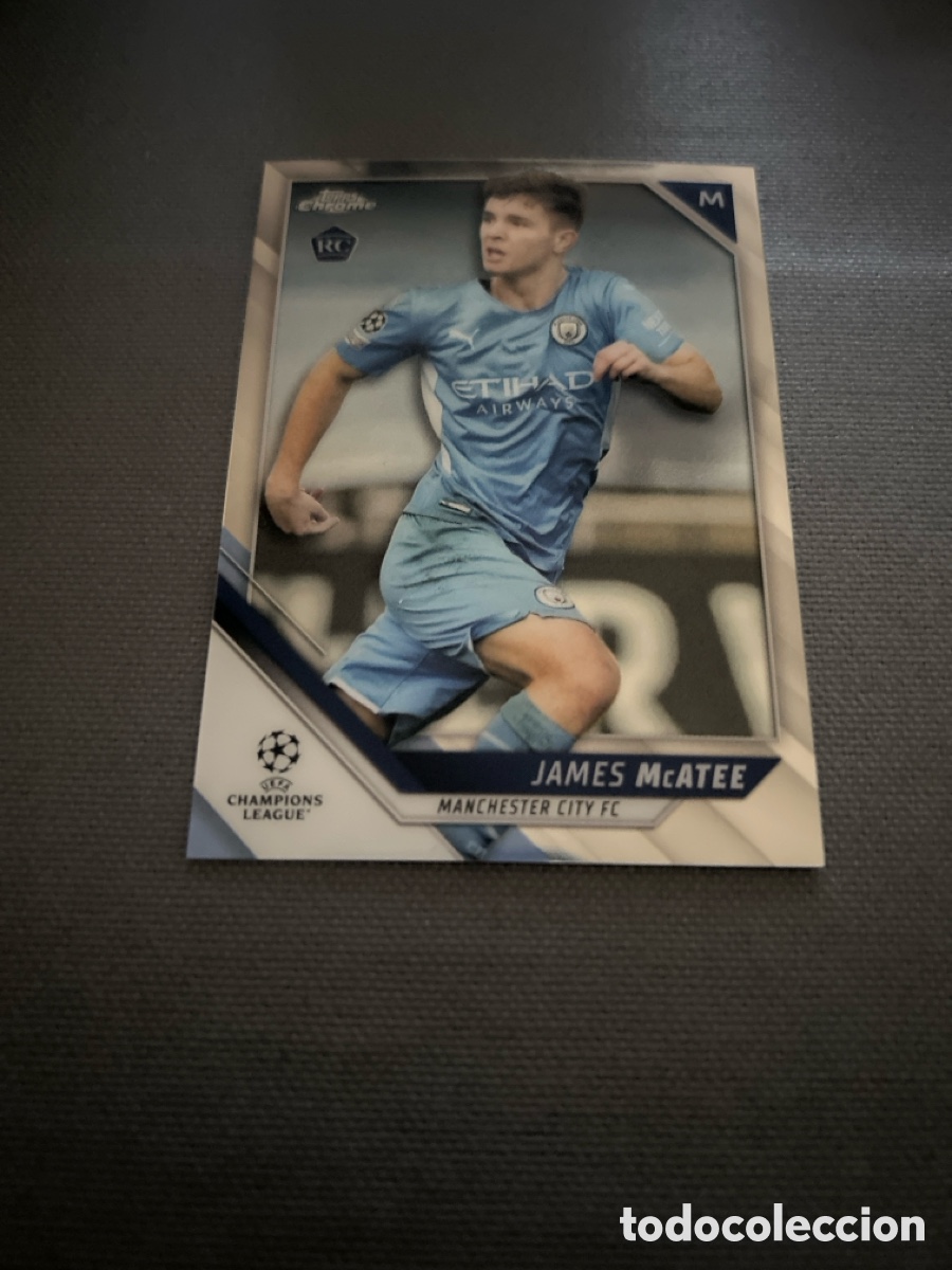 Cromos de F&uacute;tbol: James Mcatee 53 Manchester City Topps Chrome UCL Champions League 2021-22 21/22