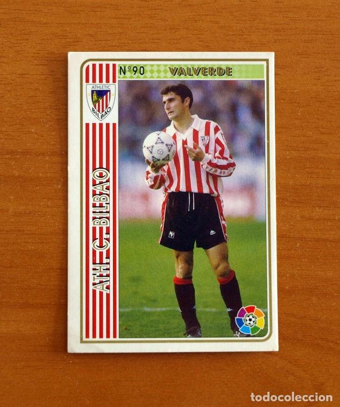 Cromos de F&uacute;tbol: Athletic de Bilbao -N&ordm; 90 Valverde -Mundicromo Las Fichas de la Liga 1994-1995-94-95