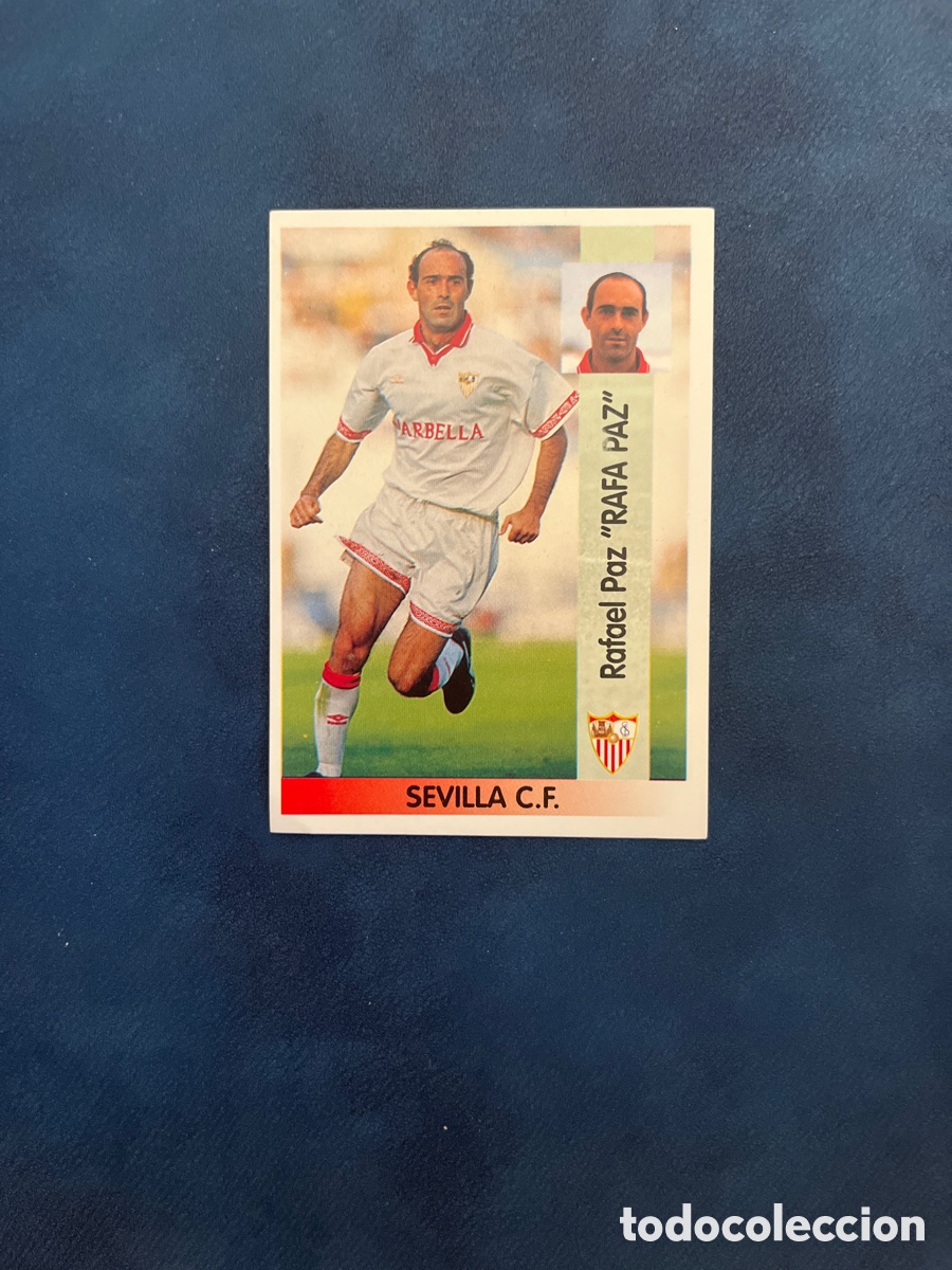 Figurine di Calcio: RAFA PAZ 216 SEVILLA C.F. 96 97 PANINI 1996 1997 NUEVO SIN PEGAR CROMO UNIFICO ENVIO