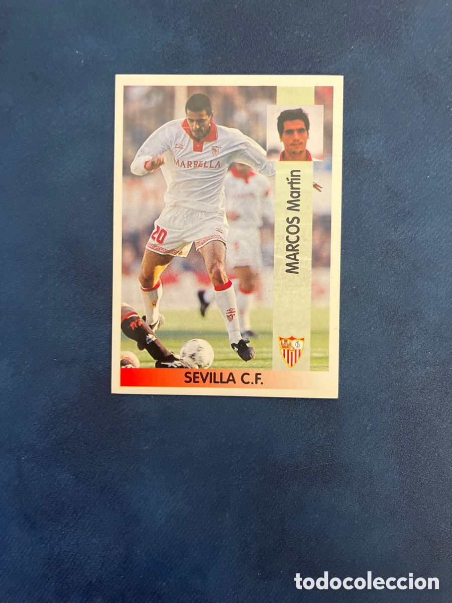 Figurine di Calcio: MARCOS 215 SEVILLA C.F. 96 97 PANINI 1996 1997 NUEVO SIN PEGAR CROMO UNIFICO ENVIO