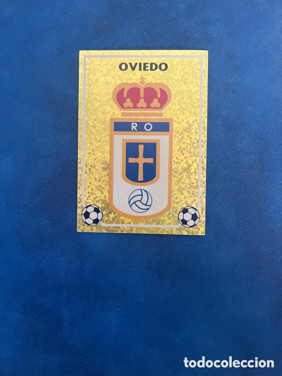Figurine di Calcio: ESCUDO D REAL OVIEDO 96 97 PANINI 1996 1997 NUEVO SIN PEGAR CROMO UNIFICO ENVIO