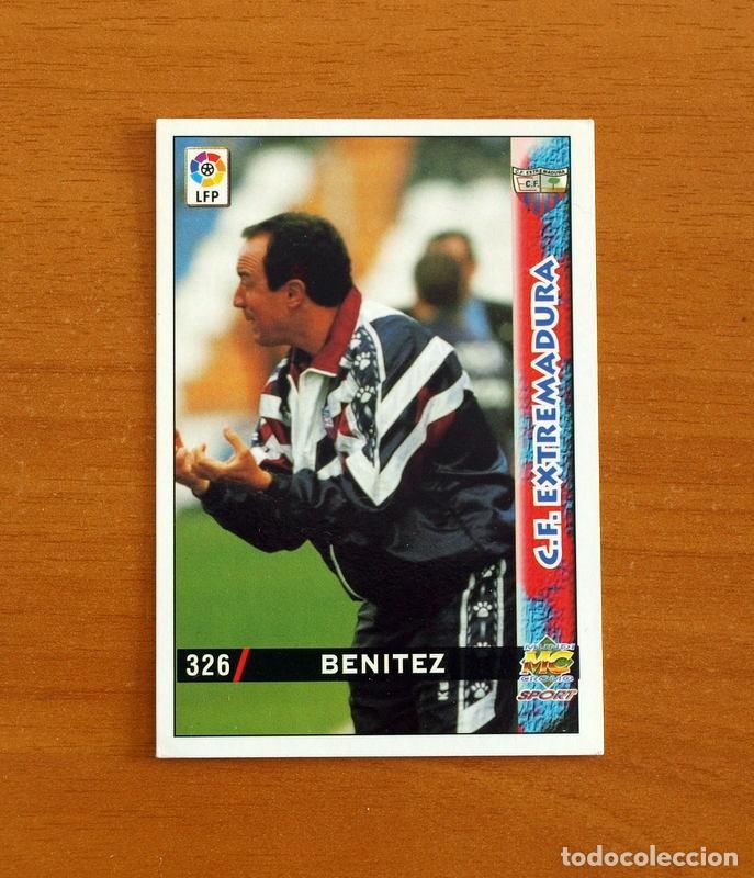 Cromos de F&uacute;tbol: Extremadura - N&ordm; 326 Benitez Entrenador - Mundicromo Las Fichas de la Liga 1998-1999-98-99