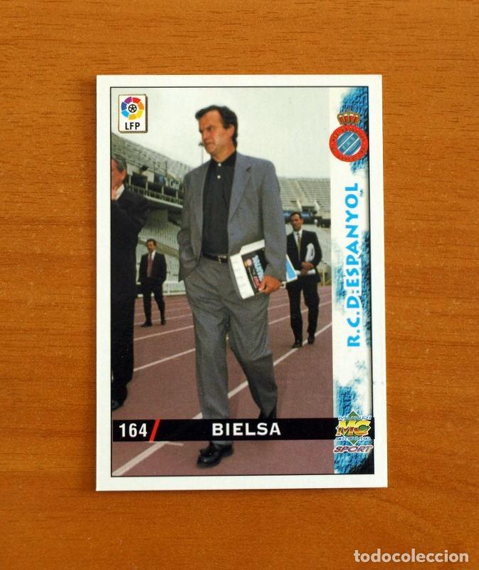 Cromos de F&uacute;tbol: R.C.D. Espa&ntilde;ol-Espanyol -N&ordm; 164 Bielsa Entrenador - Mundicromo Las Fichas de la Liga 1998-1999-98-99