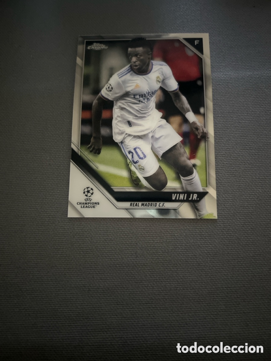 Cromos de F&uacute;tbol: Vini Jr 63 Real Madrid Topps Chrome UCL Champions League 2021-22 21/22