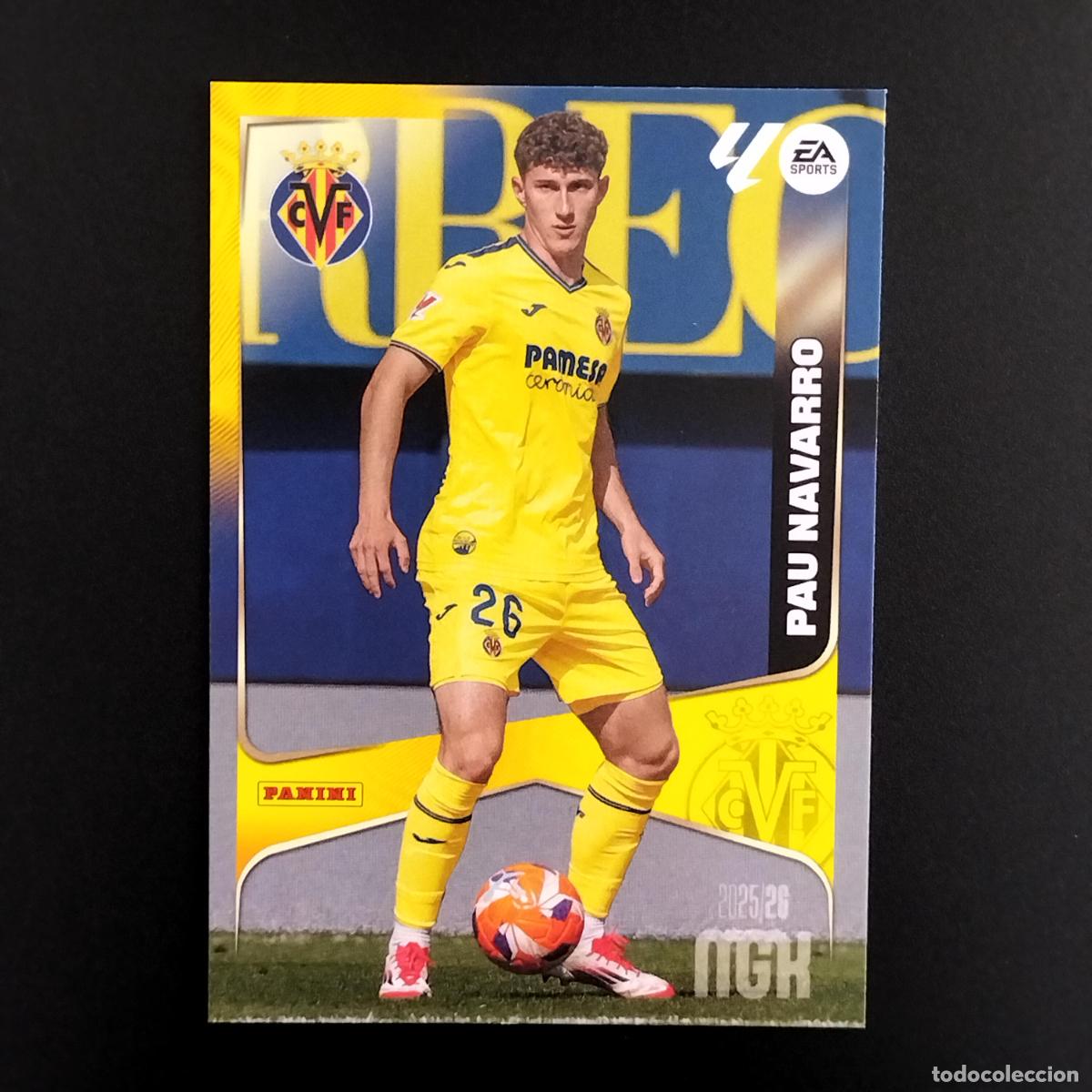 Cromos de F&uacute;tbol: MGK 364 PAU NAVARRO VILLARREAL CROMOS ALBUM MEGACRACKS LIGA FUTBOL 2025 2026 25 26