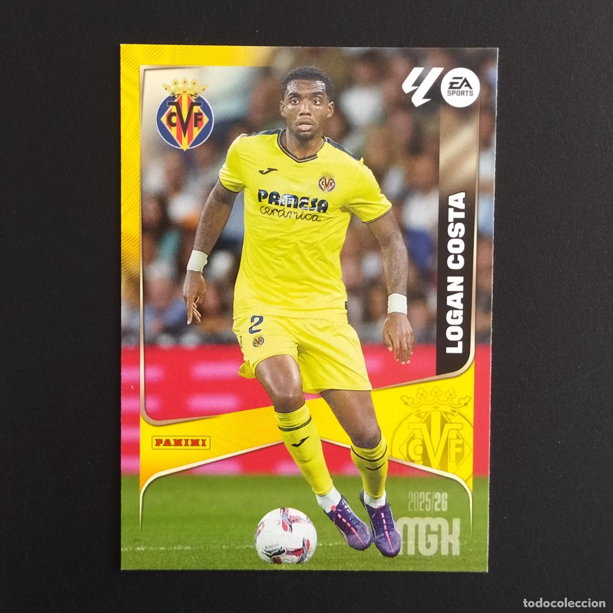 Cromos de F&uacute;tbol: MGK 366 LOGAN COSTA VILLARREAL CROMOS ALBUM MEGACRACKS LIGA FUTBOL 2025 2026 25 26