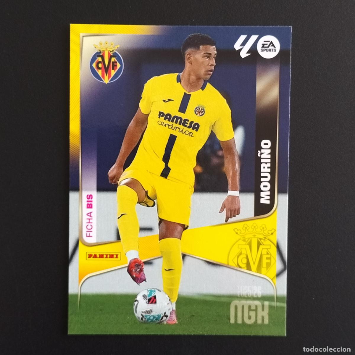 Football Stickers: MGK 366 FICHA BIS MOURI&Ntilde;O VILLARREAL CROMOS ALBUM MEGACRACKS LIGA FUTBOL 2025 2026 25 26
