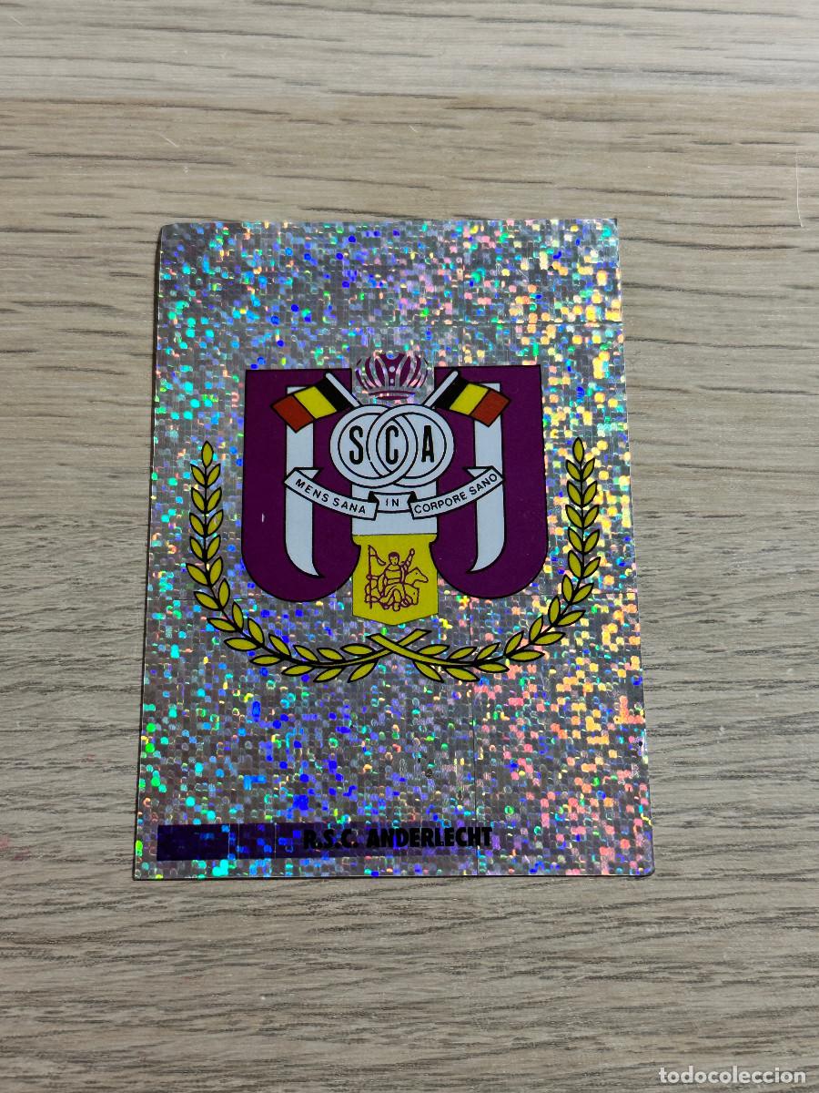 Cromos de F&uacute;tbol: ESCUDO n&ordm; 1 ANDERLECHT LOS MEJORES EQUIPOS DE EUROPA 96 97 PANINI SIN PEGAR NUNCA PEGADO