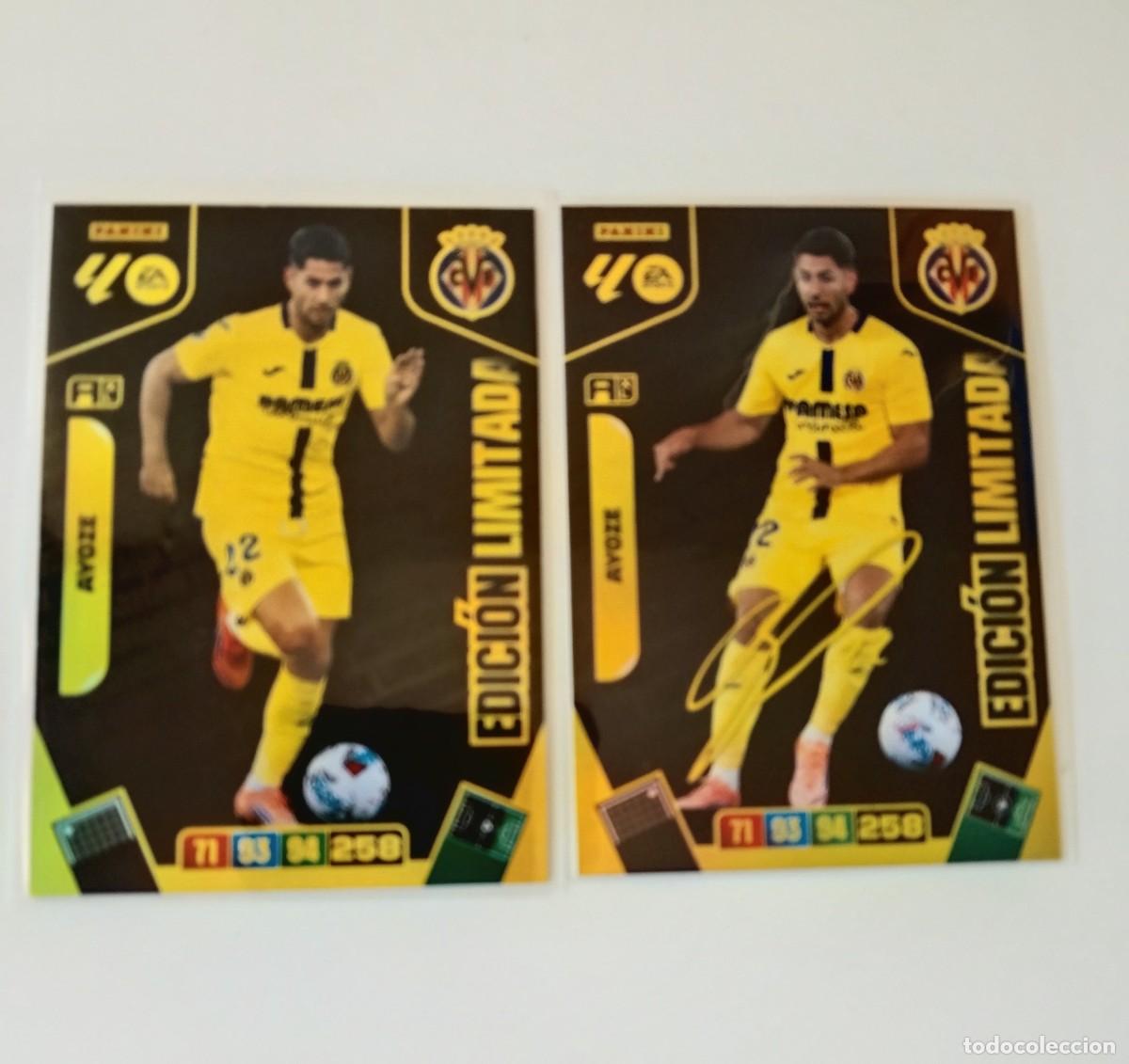 Cromos de F&uacute;tbol: ADRENALYN 2025/2026 AYOZE ( CON Y SIN FIRMA ) -( EDICI&Oacute;N LIMITADA ) - DE SOBRE PREMIUM