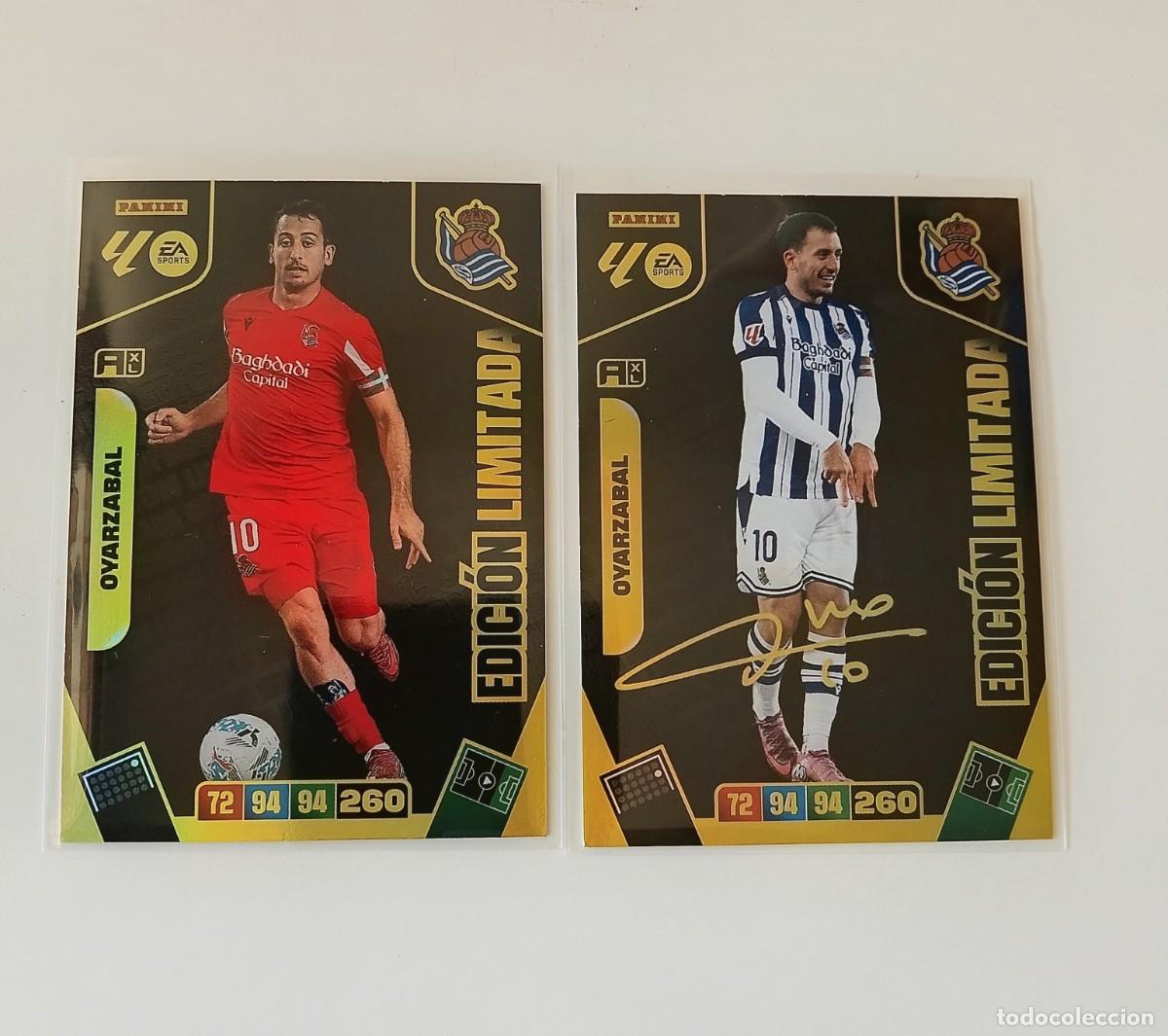 Cromos de F&uacute;tbol: ADRENALYN 2025/2026 OYARZABAL ( CON Y SIN FIRMA ) -( EDICI&Oacute;N LIMITADA ) - DE SOBRE PREMIUM