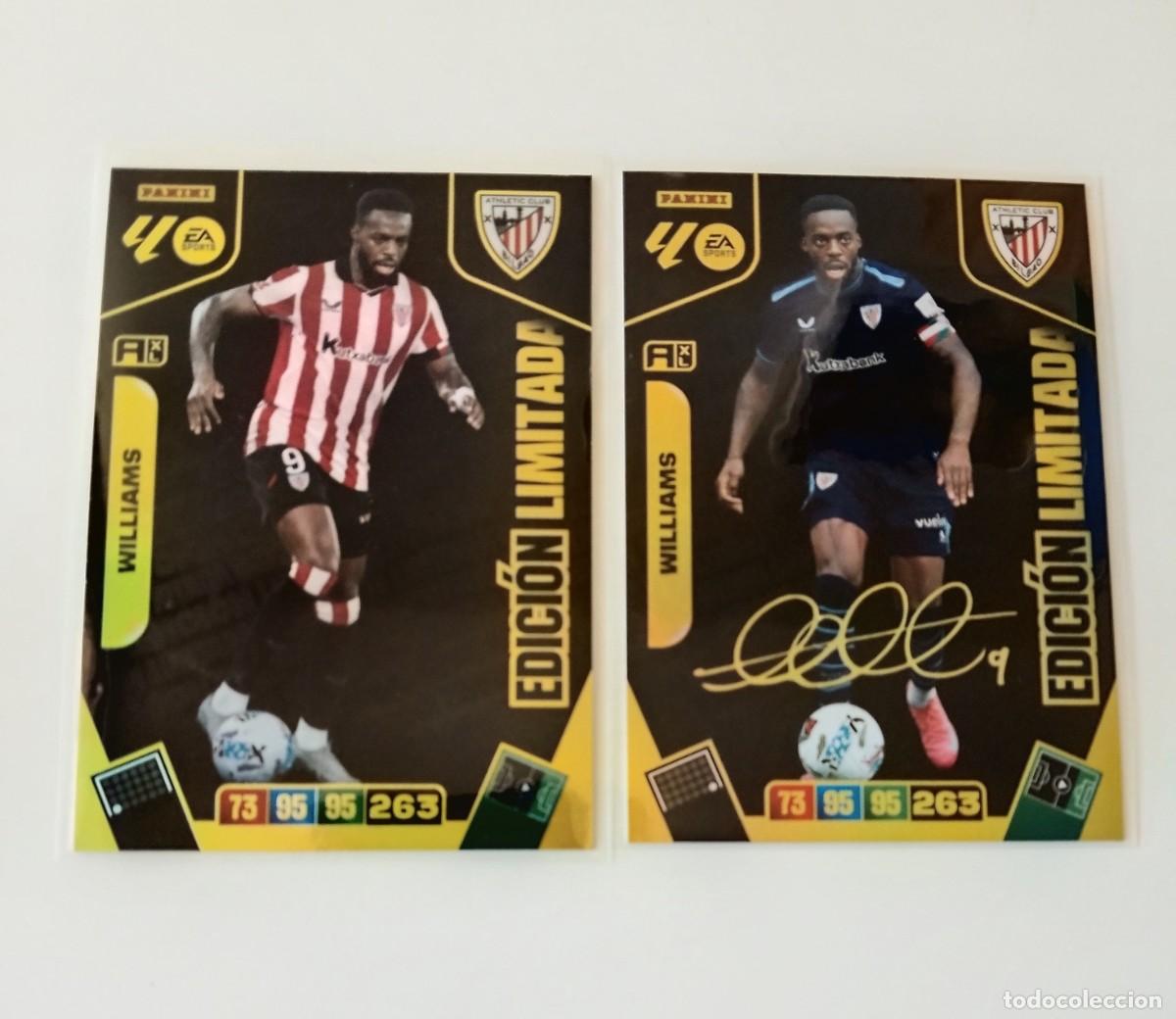 Cromos de F&uacute;tbol: ADRENALYN 2025/2026 WILLIAMS ( CON Y SIN FIRMA ) -( EDICI&Oacute;N LIMITADA ) - DE SOBRE PREMIUM