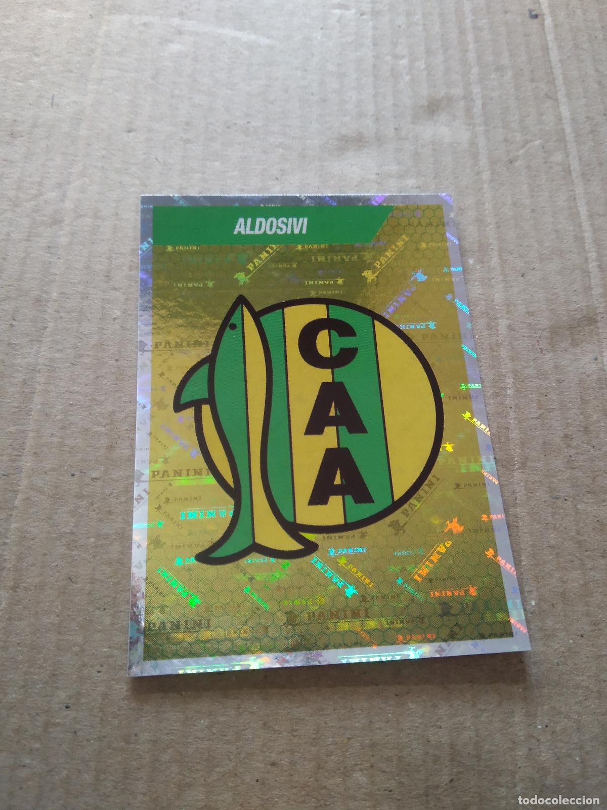 Cromos de F&uacute;tbol: 4 ESCUDO ALDOSIVI CROMO FUTBOL ARGENTINO PANINI LIGA ARGENTINA 2022
